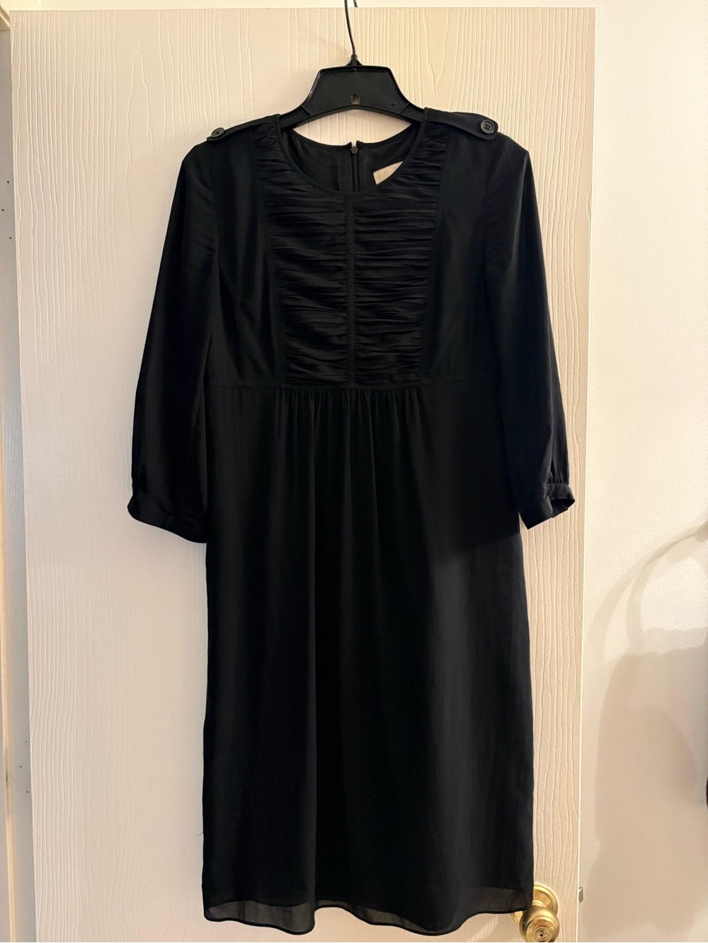Vintage Y2K Burberry London Black Silk Dress – Size US 6